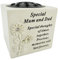 Special Mum and Dad Graveside Memorial Flower Pot Verse Grave Vase Loved Garden