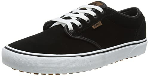 Vans Herren Atwood Vansguard Sneaker, Suede Fleece Black White, 42 EU