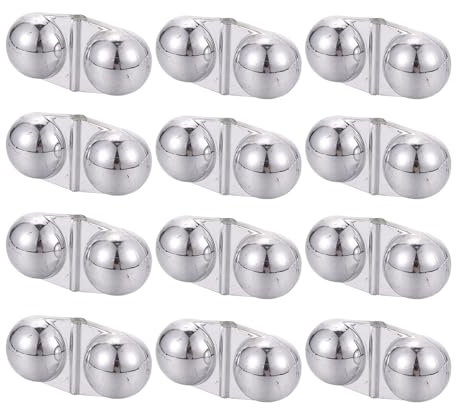 BESPORTBLE 20 Stücke Angeln AlarmglockenFisch Bissanzeiger Aal Glocken Twin Balls Fischköder Angelklingel Bissalarm Angelgeräte Angelausrüstung Angelzubehör für Meeresfischen