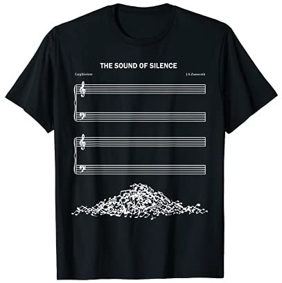 The Sound Of Silence Music Lover T-Shirt