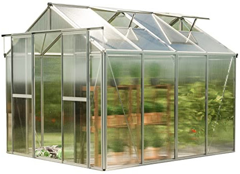 GFP Serra Saph 4 telaio in alluminio 259 x 259 cm, lastre a doppia parete di 6 mm