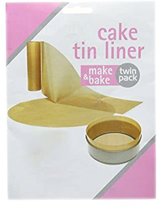 Vsorce4u 7 Twin Pack Loaf Tin Liner Non-Stick Loaf Cake Tin Liner - Reusable Loaf Tin Liner Liners (2 x 7 Circle, 2 x Walls)