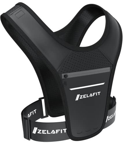 ZelaFit® Running Vest Phone Holder – Running Vest Women & Mens – Adjustable Reflective Running Phone Holder – Ultra-Lightweight Running Bag & Backpack Alternative – Waterproof Phone Pouch & Key Holder