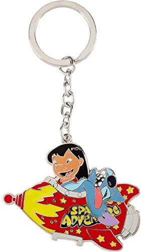 Lilo and Stitch Space Adventure - Llavero esmaltado, accesorios coleccionables de personajes animados de Disney, 2.5 pulgadas, Multi