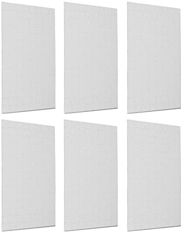 Druckpuzzle, Sublimation A4 20 cm x 29 cm Thermotransfer Blanko-Puzzle 10 Spiele mit Freunden