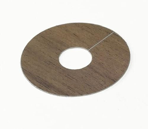 4 x Laser Cut (FC29 Walnut) Pipe Surrounds/Covers for Laminate Flooring (Can be Used for Natural Floor Covers)