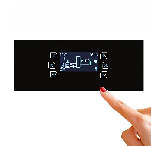 ENVIRON- Clima600 Touch Witterungsgeführter Heizkreisregler mit Wlan-Modul und Fühlerset | Mischerregelung Fußboden Heizung Steuerung Regler für Pumpengruppe Heizungspumpe Verteiler (Mit Wlan-Modul)