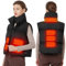 Veste Chauffante Femme avec 10000mAh Batterie Incluse, Gilet Chauffant Hiver Electrique Body Warmer Gilet Bouffant Sans Manches Manteau Gilet, Veste Courte Chauffante pour Sports de Plein Air