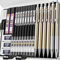 Nicpro 34-teiliges Druckbleistift Set, Metall-Zeichenbleistift 0,3 mm & 0,5 mm & 0,7 mm & 0,9 mm & 2 Stück 2mm Minenhalter (6B, 4B, 2B, HB, 2H, 4H, CR) zum Skizzieren Zeichnen mit 19 Röhrenminen Etui