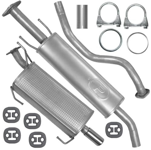 Polmo Schalldämpferset Auspuffanlage Auspuff für Nissan Juke 1 I F15 2014-11/2019 1.2