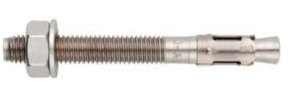 D-Work Goujons d'Ancrage en Acier Inoxydable AISI 304-25 pièces M12 x 90 mm - Diamètre 12 mm - Epaisseur 10 mm - Résistance à la Corrosion - Pour Béton et Pierre