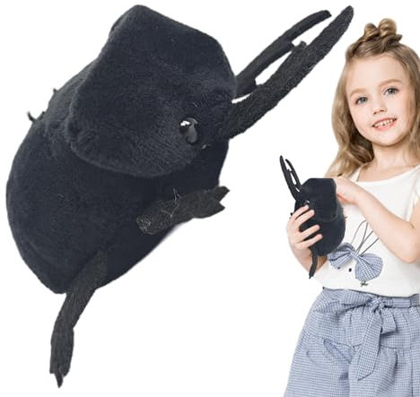 Shurzzesj Käfer-Plüsch, weiche Kuscheltiere - 10cm Kuscheltiere Käfer Plüschanhänger,Multifunktionales Stofftier-Plüschkissen, kleine Tier-Plüschtiere für Tier-Themenparty