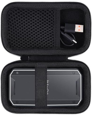 khanka Hard Travel Case Replacement for SanDisk Professional 1TB/2TB/4TB PRO-G40 SSD,Case Only.