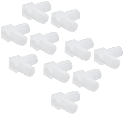 10 Pack Barbed Elbow Fitting 90 Degree Water Pipe Connector 10mm Hose Joiner