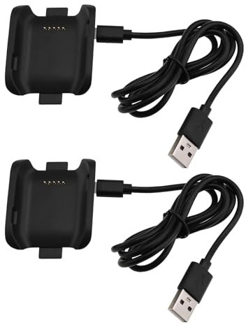OTOTEC 2 Set Base Caricabatterie Smart Watch con Cavo USB Compatibile con Samsung Galaxy Gear SM-V700 Accessorio Smart Watch Nero 70 Cm