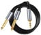 SXRQ Aux Guitar Cable 6.5mm to 3.5mm Cable Splitter Stereo Sound Cord for Laptop Mixer