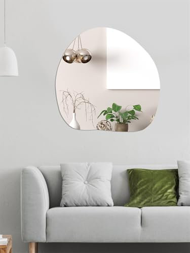 Uixxducc 3D Acryl Spiegel Kinderzimmer, Kinderzimmer Selbstklebenden Wandspiegel Spiegeln, Ideale Dekoration für Badezimmer und Kinderzimmer (Rund)