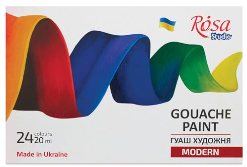 MODERN GOUACHE Paint Set - Rosa Studio - 24 Farben 20 ml