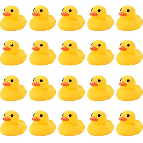 Gelbe Gummiente Badespielzeug, 20 Stück