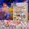 Weihnachts Adventskalender 2024 Niedliche Cartoon 3D Puppe Weihnachten Blind Box Weihnachtskalender Anime-Figuren Mit Classic Charakteren Xmas Countdown-Kalender Weihnachtsgeschenke Spielzeug(C)