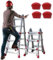 BTF Premium Escalera Telescópica hasta 12 Peldaños | Escaleras Plegables Aluminio | Escalera Extensible 5 Metros y 150kg | Multiposición Ladder | Escada Certificación EN131