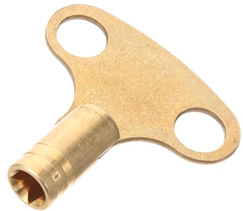 HAPINARY Chrome Exhaust Valve Allen Key Radiator Valve Thermostatic Snap Tool Metal Radiator Key for Air Plumbing