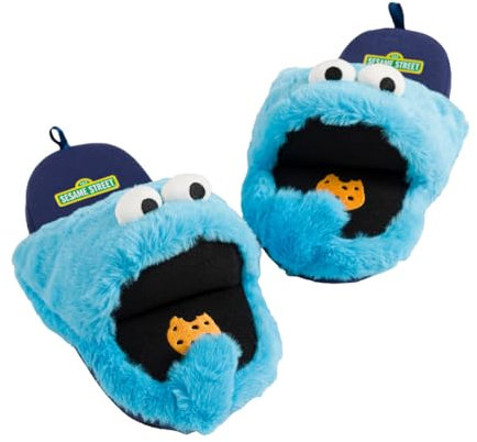 Sesame Street Cookie Monster 3D Slippers Blue