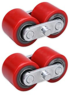 Rodillos for transpaletas, rodillos for transpaletas con ejes y listones, rodillos for carretillas elevadoras manuales, rodillos de carga, núcleo de hierro, rodamientos incorporados, 74x55 mm, 70x60 m