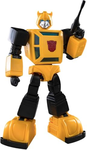 YOLOPARK Bumblebee Transformer-Spielzeug Actionfiguren AMK-Serie | 6,3 Zoll AMK Series hoch beweglich Transformers-Spielzeug mit Waffen für Erwachsene, Jungen, Mädchen, ohne Umbauen