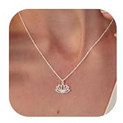 HANLI Kette Silber 925 Damen Zarte Horn Davidstern Schmetterling Sonne Lotus Cowboystiefel Anhänger Kette mit für Frauen Mädchen Wasserfeste Hautverträglich Schmuck