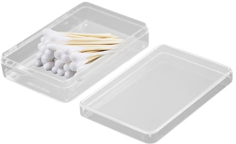Spielkarten-Organizer – 30,5 cm transparente Aufbewahrungsbox, stapelbare Kartenbox, robuster Behälter, Mehrzweck-Organizer-Box für Schmuck