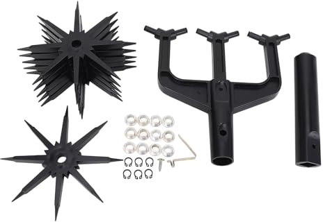 Cultivateur Rotatif de Jardin Scarificateur de Sol Manuel en Plastique ABS Outil de Jardinage Manuel pour Les paysagistes, jardiniers, propriétaires
