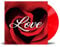 Love Farbiges Vinyl - Rot - Liebeslieder Lp record Nat King Cole, Elvis Presley, Paul Anka, Edith Piaf, Billie Holiday, Frankie Avalon, The Platters, Bonny Darin, Juliette Greco, Dean Martin …