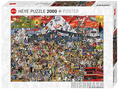 Heye HY29848 Puzzle Cartoon Puzzles Puzzzle, Mehrfarbig