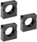 sourcing map Corrugated Tube Holder AD28.5 Plastic Mounting Bracket Pipe Clamp Clips with Double Struts 3Pcs