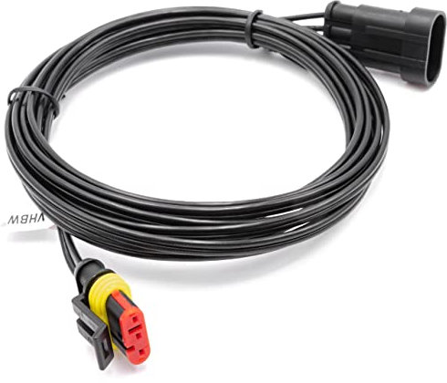 vhbw Niederspannungs-Kabel Transformator Kabel kompatibel mit Husqvarna Automower 315 (ab Bj. 2015) Mähroboter, Rasenmäher, 3m