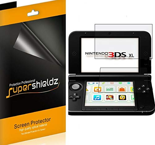 Supershieldz Protector de pantalla diseñado para Nintendo 3DS XL, protector de pantalla de 0,23 mm, antirreflejos y antihuellas (mate) (3 unidades)