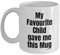 MIPOMALL Gifts for Mum and dad - My Favourite Child gave me This Mug, Fathers Day Mug from Daughter Son Dog Cat, Funny Birthday Coffee Cup, Mothers Day, Presents for Christmas - wm3902