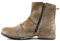Stivali da Uomo in Pelle con Suola in Gomma Stivali da Moto da Motociclista Cowboy con Cerniera Chukka Stivaletti Classico