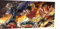 Magic Canvas Art - Bilder One Piece Ruffy Ace Sabo Leinwandbild 1- teilig Hochwertiger Kunstdruck modern Wandbilder Wanddekoration Design Wand Bild – A3363, Größe: 40 x 30 cm