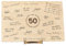CONTRAXT Regalos Bodas de Oro 50 cumpleaños. Tarjeta felicitacion Ideas regalos originales decoracion 50 cumpleaños hombres mujer 50 años 50 Aniversario Bodas de Oro madre padre mama papa