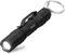 Energizer Porte-clés en forme de lampe de poche LED en métal résistant à l'eau, lumineux et portable (piles incluses), PMHT12A, Noir, 1 Unité