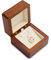 Oirlv Vintage Nussbaumholz Anhängerbox Halskettebox Schmuckkästchen für Verlobungs Jahrestag Valentinstag Geschenkbox(Cremeweiß)