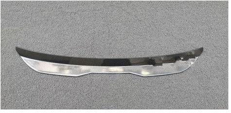 Heckspoiler Verwendung: Für Alfa Für Romeo Für Giulietta, 2016–2020, Heckflügel-Körper-Set, Zubehör, Spoiler, ABS-Kunststoff, Carbonfaser-Look, Fließheck-SUV-Dach Heckflügel ( Farbe : Unpainted )