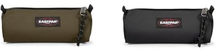 EASTPAK BENCHMARK SINGLE Federmäppchen, 21 cm Army Olive (Grün) & BENCHMARK SINGLE Federmäppchen, 21 cm Black (Schwarz)
