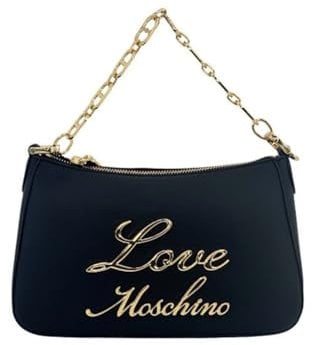 Love Moschino, BORSA A SPALLA Donna, Nero, Taglia unica