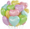 Herz Folienballon Bunt 24 Stück，Herzballons Hochzeit Bunt,Herz Helium Luftballons,Herzluftballons für Party,Geburtstag,Valentinstag, Hochzeit, Verlobung,Muttertag（Bunt 5 Farben）