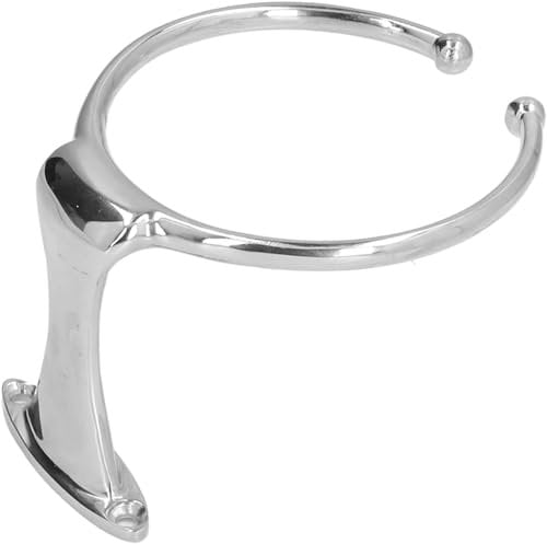 Boat Cup Holder,Boat Rings Drink Holder,Easy Installation,Rings Drink Holder Stainless Steel Rings Cup Holder for Yacht Truck