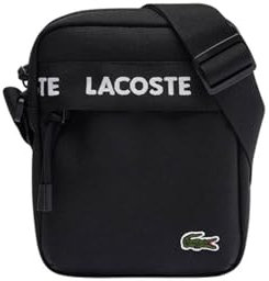Lacoste Herren Men Bag Crossover-Tasche, Tape Noir