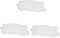 HOODANCOS 3 Stk Gelistete Silikonform Hängende Anhängerform Formen Für Schmuckanhänger De Abs Untersetzer Formen Diy Türschildform Türschild-schild-form Hangtag-formen Weiß Kieselgel